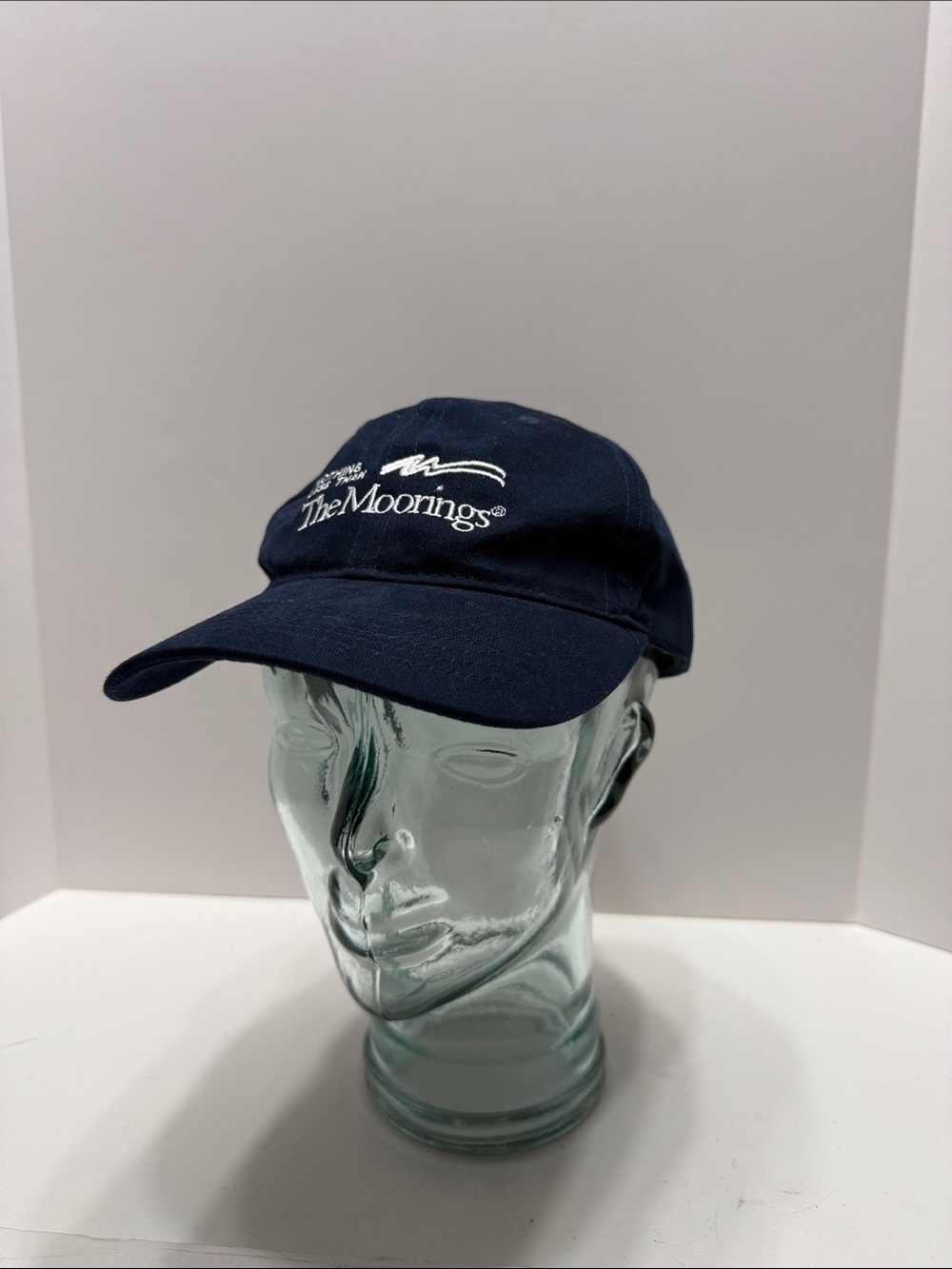 The Moorings Navy Embroidered Baseball Cap